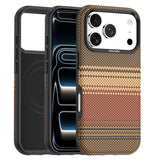 iPhone 18 Pro EIDERWOOD Mobilcover m. Mønstret Kunstlæderbagside - MagSafe Kompatibel - Brun