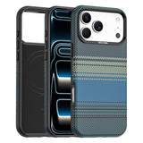 iPhone 18 Pro Max EIDERWOOD Mobilcover m. Mønstret Kunstlæderbagside - MagSafe Kompatibel - Blå