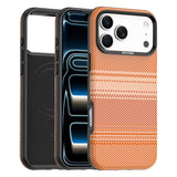iPhone 18 Pro Max EIDERWOOD Mobilcover m. Mønstret Kunstlæderbagside - MagSafe Kompatibel - Orange