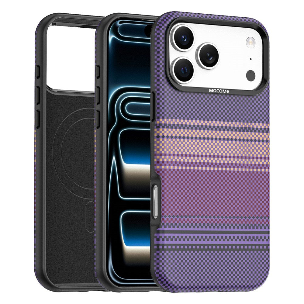 iPhone 18 Pro Max EIDERWOOD Mobilcover m. Mønstret Kunstlæderbagside - MagSafe Kompatibel - Brun