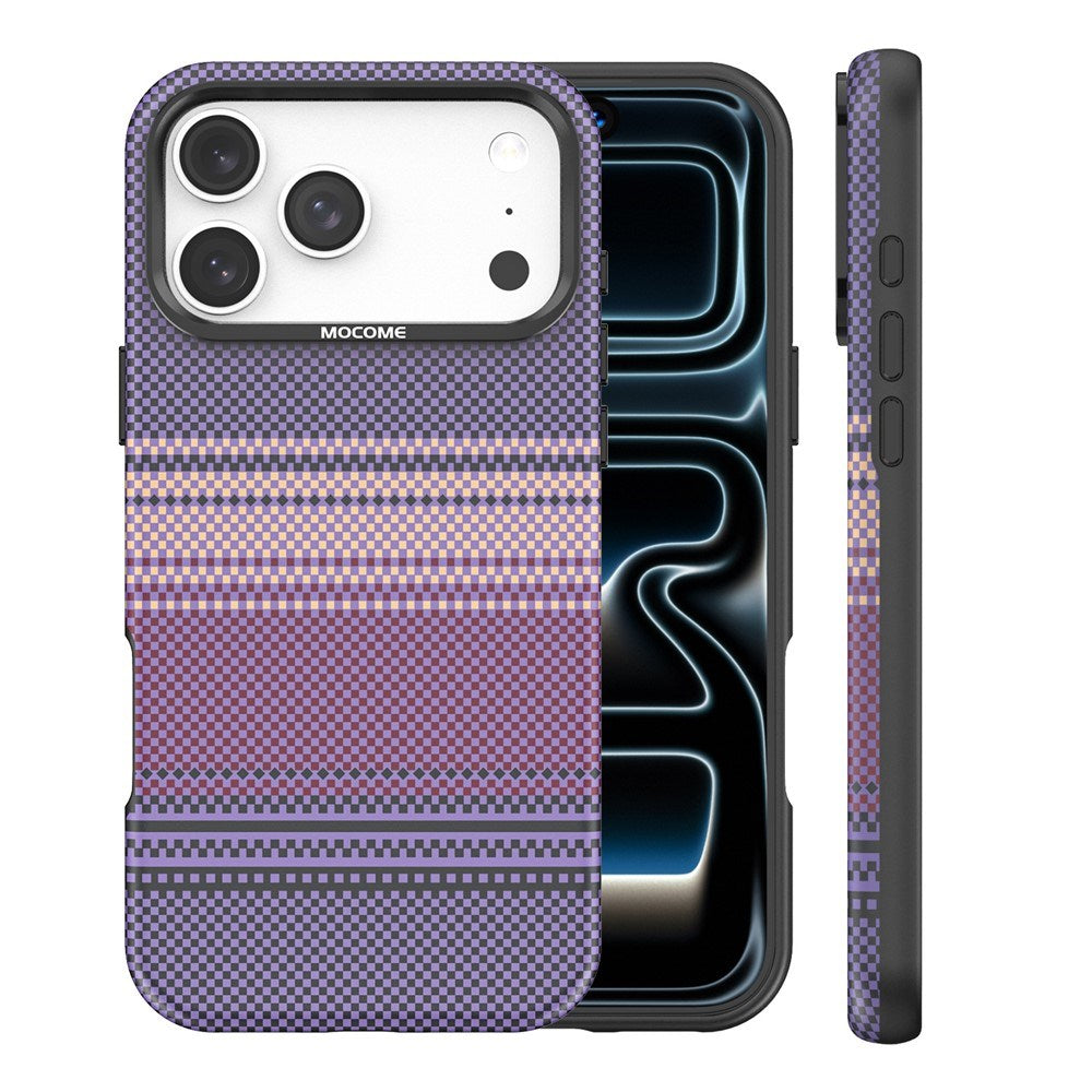 iPhone 18 Pro Max EIDERWOOD Mobilcover m. Mønstret Kunstlæderbagside - MagSafe Kompatibel - Brun