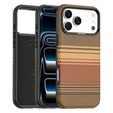 iPhone 18 Pro Max EIDERWOOD Mobilcover m. Mønstret Kunstlæderbagside - MagSafe Kompatibel - Brun