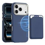 iPhone 18 Pro EIDERWOOD Kunstlæder Cover m. Aftagelig Kortholder - MagSafe Kompatibel - Blå