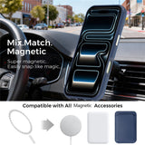 iPhone 18 Pro EIDERWOOD Kunstlæder Cover m. Aftagelig Kortholder - MagSafe Kompatibel - Blå