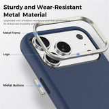 iPhone 18 Pro EIDERWOOD Kunstlæder Cover m. Aftagelig Kortholder - MagSafe Kompatibel - Blå
