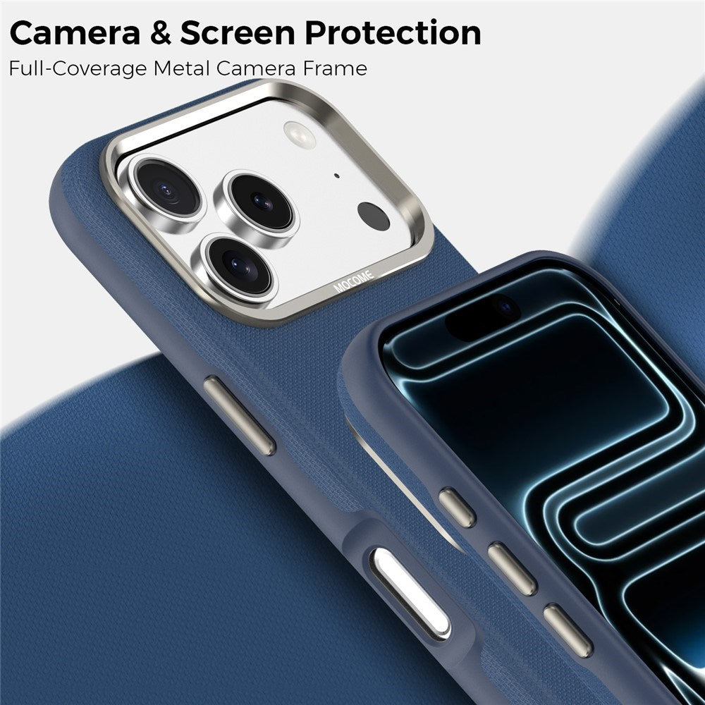 iPhone 18 Pro EIDERWOOD Kunstlæder Cover m. Aftagelig Kortholder - MagSafe Kompatibel - Blå