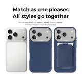 iPhone 18 Pro EIDERWOOD Kunstlæder Cover m. Aftagelig Kortholder - MagSafe Kompatibel - Blå