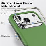 iPhone 18 Pro EIDERWOOD Kunstlæder Cover m. Aftagelig Kortholder - MagSafe Kompatibel - Grøn