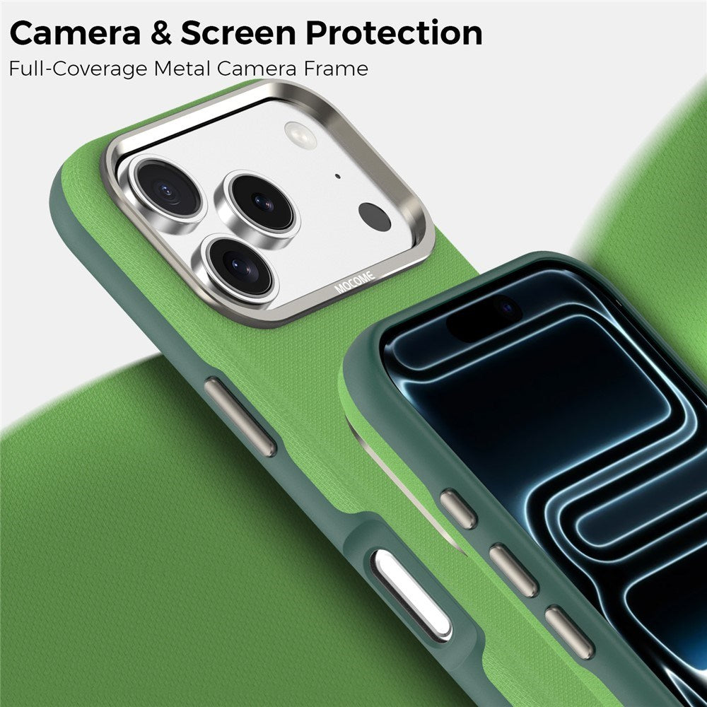 iPhone 18 Pro EIDERWOOD Kunstlæder Cover m. Aftagelig Kortholder - MagSafe Kompatibel - Grøn