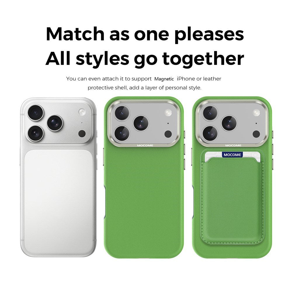 iPhone 18 Pro EIDERWOOD Kunstlæder Cover m. Aftagelig Kortholder - MagSafe Kompatibel - Grøn