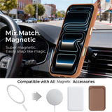 iPhone 18 Pro EIDERWOOD Kunstlæder Cover m. Aftagelig Kortholder - MagSafe Kompatibel - Brun