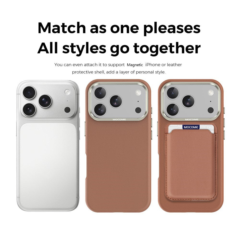 iPhone 18 Pro EIDERWOOD Kunstlæder Cover m. Aftagelig Kortholder - MagSafe Kompatibel - Brun
