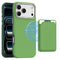 iPhone 18 Pro Max EIDERWOOD Kunstlæder Cover m. Aftagelig Kortholder - MagSafe Kompatibel - Grøn