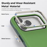 iPhone 18 Pro Max EIDERWOOD Kunstlæder Cover m. Aftagelig Kortholder - MagSafe Kompatibel - Grøn