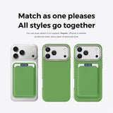 iPhone 18 Pro Max EIDERWOOD Kunstlæder Cover m. Aftagelig Kortholder - MagSafe Kompatibel - Grøn