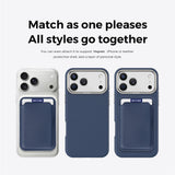 iPhone 18 Pro Max EIDERWOOD Kunstlæder Bagside Cover m. Aftagelig Kortholder - MagSafe Kompatibel - Blå