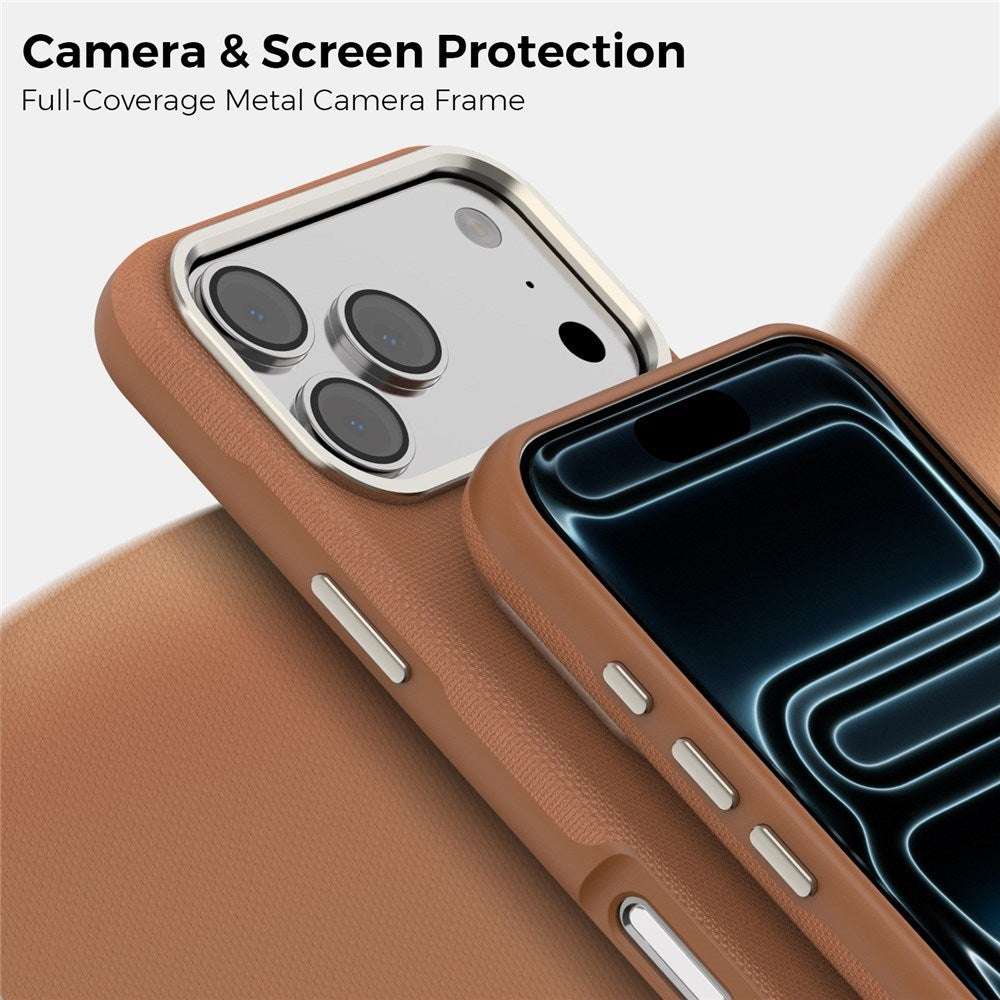 iPhone 18 Pro Max EIDERWOOD Kunstlæder Bagside Cover m. Aftagelig Kortholder - MagSafe Kompatibel - Brun