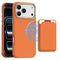 iPhone 18 Pro Max EIDERWOOD Kunstlæder Cover m. Aftagelig Kortholder - MagSafe Kompatibel - Orange