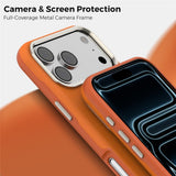 iPhone 18 Pro Max EIDERWOOD Kunstlæder Cover m. Aftagelig Kortholder - MagSafe Kompatibel - Orange