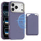 iPhone 18 Pro Max EIDERWOOD Kunstlæder Cover m. Aftagelig Kortholder - MagSafe Kompatibel - Lilla