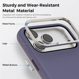 iPhone 18 Pro Max EIDERWOOD Kunstlæder Cover m. Aftagelig Kortholder - MagSafe Kompatibel - Lilla