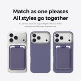 iPhone 18 Pro Max EIDERWOOD Kunstlæder Cover m. Aftagelig Kortholder - MagSafe Kompatibel - Lilla