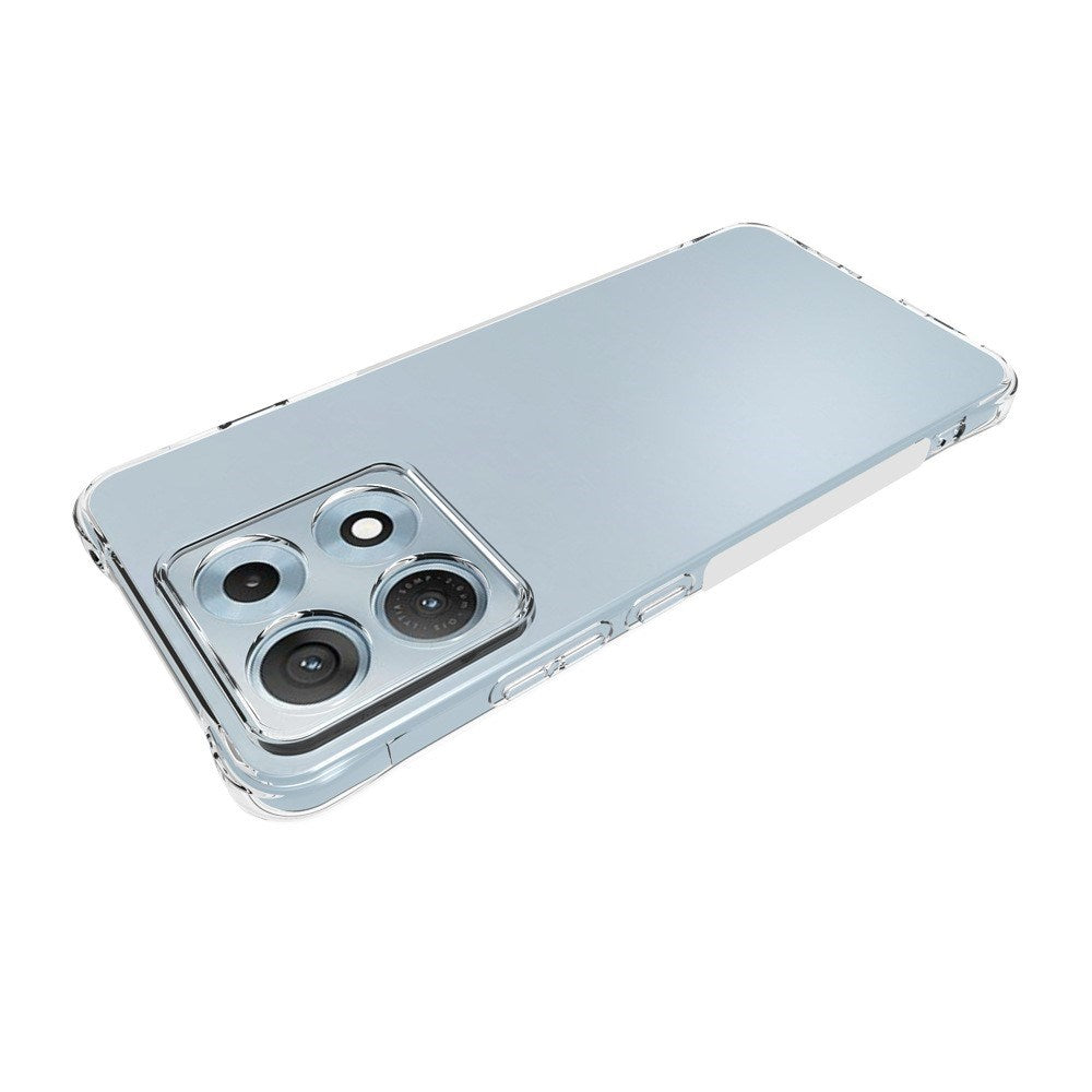 Motorola Edge 70 Max EIDERWOOD Fleksibelt Plast Bagside Cover m. Stødabsorberende Hjørner - Gennemsigtig