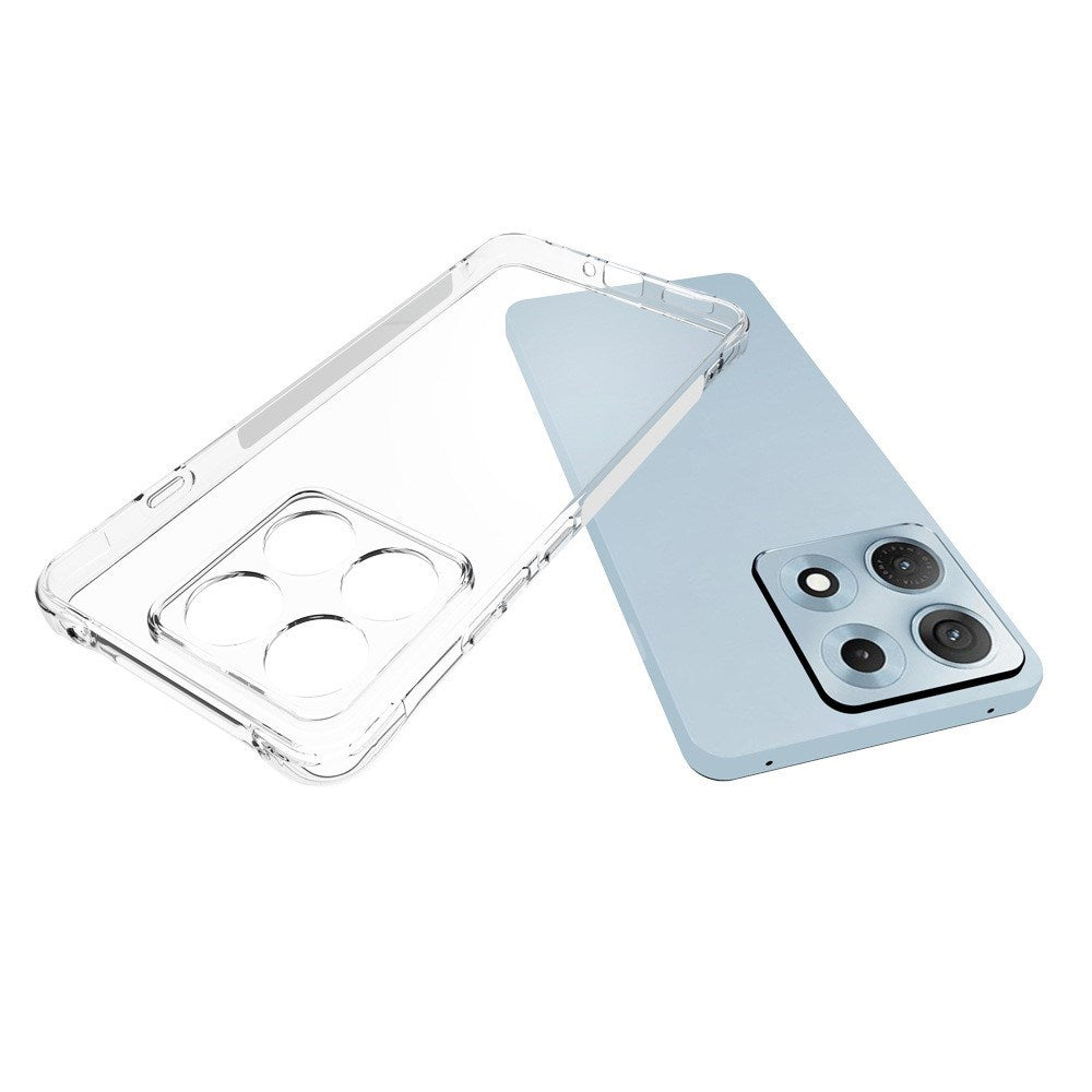 Motorola Edge 70 Max EIDERWOOD Fleksibelt Plast Bagside Cover m. Stødabsorberende Hjørner - Gennemsigtig