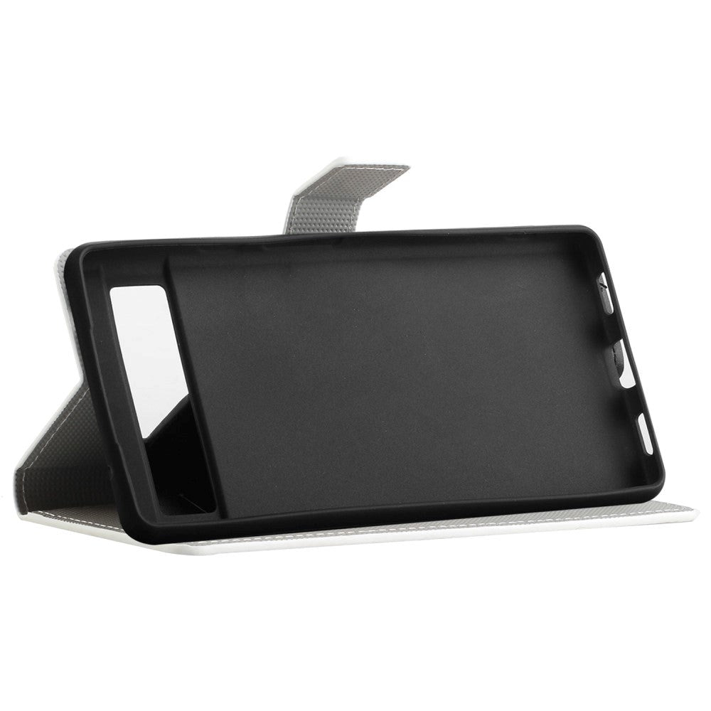 Google Pixel 7A Leather Flip Cover m. Lommebok- og stativfunksjon - Lotus