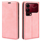 EIDERWOOD Xiaomi 18 Pro Max Kunstlæder Flip Cover med Ståfunktion og Kortholder - Lyserød