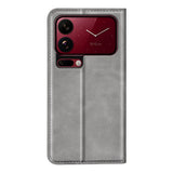 EIDERWOOD Xiaomi 18 Pro Kunstlæder Flip Cover med Ståfunktion og Kortholder - Grå