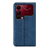 EIDERWOOD Xiaomi 18 Pro Kunstlæder Flip Cover med Ståfunktion og Kortholder - Blå