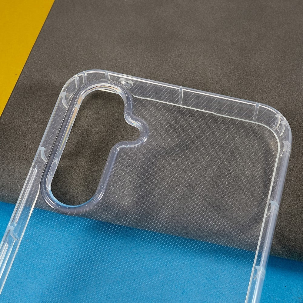Samsung Galaxy A54 (5G) Fleksibelt støtsikkert bakdeksel i plast - Gjennomsiktig