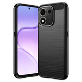 Honor 600 Smart EIDERWOOD Brushed Carbon Cover - Sort