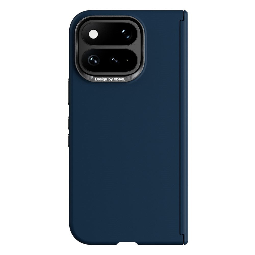 Google Pixel 11 Pro Fold ABEEL Hårdt Soft-Touch Plast Bagside Cover - MagSafe Kompatibel - Mørkeblå