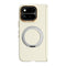 Google Pixel 11 Pro Fold ABEEL Hårdt Soft-Touch Plast Bagside Cover m. Kickstand - MagSafe Kompatibel - Gul
