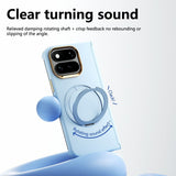Google Pixel 11 Pro Fold ABEEL Hårdt Soft-Touch Plast Bagside Cover m. Kickstand - MagSafe Kompatibel - Gul