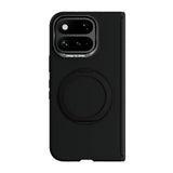 Google Pixel 11 Pro Fold ABEEL Hårdt Soft-Touch Plast Bagside Cover m. Kickstand - MagSafe Kompatibel - Sort