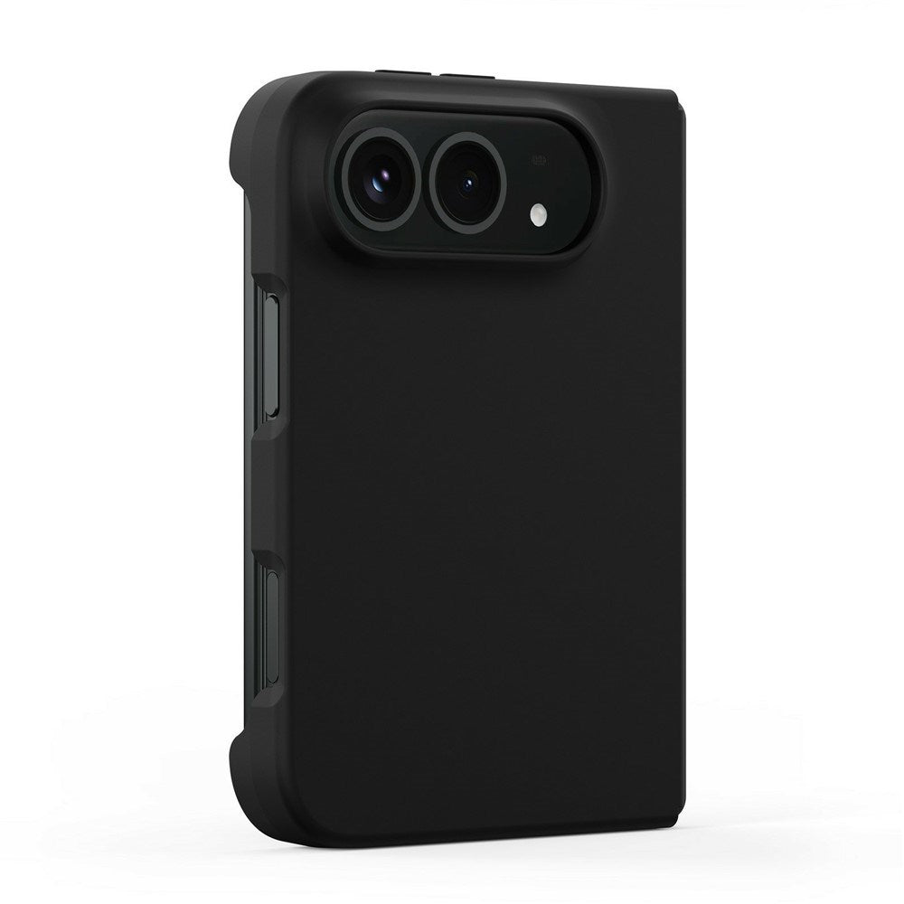 DUX DUCIS Piel Series iPhone Fold Silikone Bagsidecover - MagSafe Kompatibel - Sort