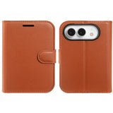 iPhone Fold EIDERWOOD Kunstlæder Flip Cover m. Kortholder - Brun
