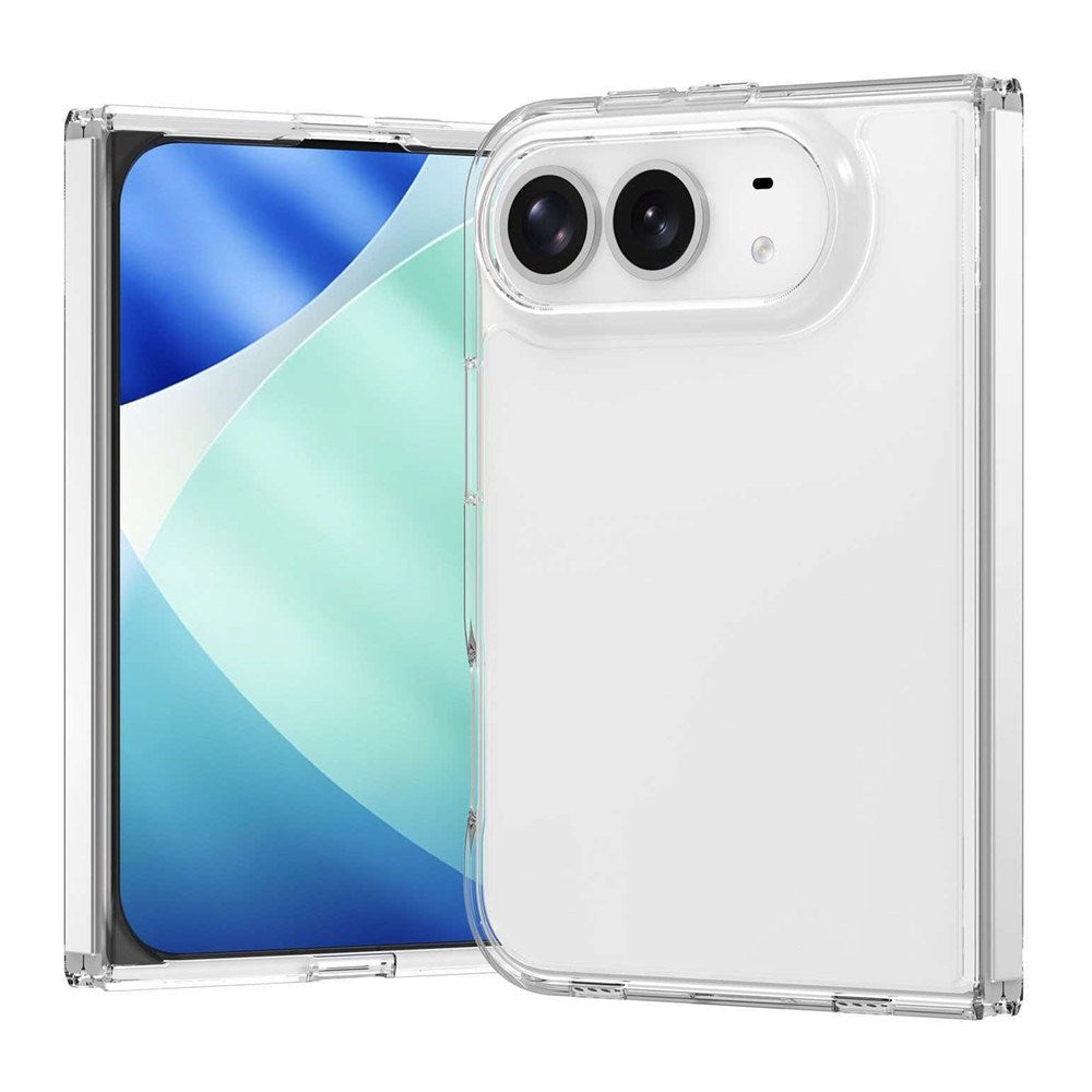 EIDERWOOD iPhone Fold Hybrid Plastik Bagsidecover - Gennemsigtig