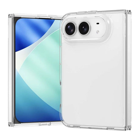 EIDERWOOD iPhone Fold Hybrid Plastik Bagsidecover - Gennemsigtig