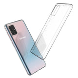 Samsung Galaxy A71 fleksibelt plastdeksel - gjennomsiktig