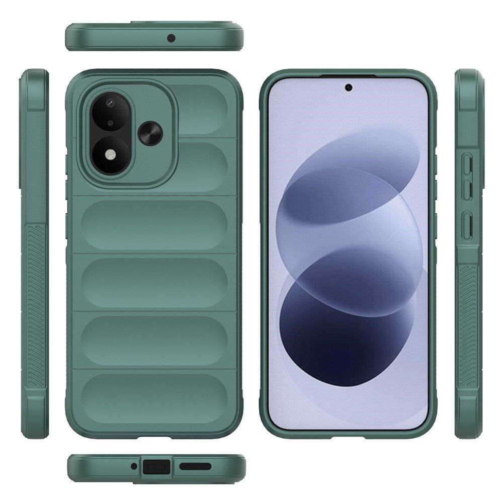 Xiaomi Redmi Note 17 (5G) EIDERWOOD Rugged Plast Bagside Cover - Grøn
