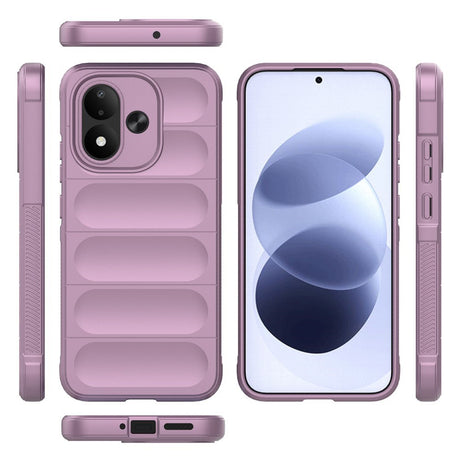 Xiaomi Redmi Note 17 (5G) EIDERWOOD Rugged Plast Bagside Cover - Lilla