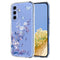 EIDERWOOD Samsung Galaxy S26 FE Fleksibel Plastik Mobil Cover m. Blomstermotiv - Gennemsigtig / Violer