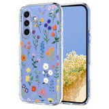EIDERWOOD Samsung Galaxy S26 FE Fleksibel Plastik Mobil Cover m. Blomstermotiv - Gennemsigtig / Forskellige Blomster