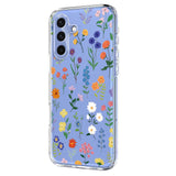 EIDERWOOD Samsung Galaxy S26 FE Fleksibel Plastik Mobil Cover m. Blomstermotiv - Gennemsigtig / Forskellige Blomster