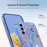 EIDERWOOD Samsung Galaxy S26 FE Fleksibel Plastik Mobil Cover m. Blomstermotiv - Gennemsigtig / Forskellige Blomster