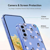 EIDERWOOD Samsung Galaxy S26 FE Fleksibel Plastik Mobil Cover m. Blomstermotiv - Gennemsigtig / Sommerfugle